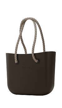 O bag kabelka MINI Testa di Moro s dlhými povrazmi natural