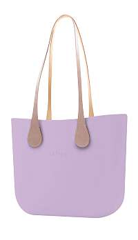 O bag kabelka Orchidea s dlhými koženkovými rúčkami Extra Slim Ecru