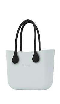 O bag kabelka Polvere s čiernymi dlhými koženkovými rúčkami