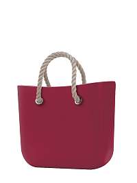 O bag kabelka Sangria s krátkymi povrazmi natural