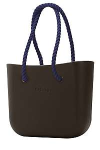 O bag kabelka Testa di Moro s tmavo modrými dlhými povrazmi