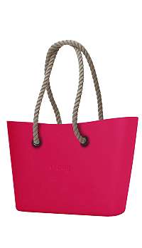 O bag  kabelka Urban Amaranto s dlhými povrazmi natural