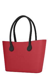 O bag kabelka Urban Fragola s čiernymi dlhými koženkovými rúčkami
