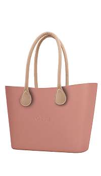 O bag  kabelka Urban Phard s dlhými koženkovými rúčkami natural