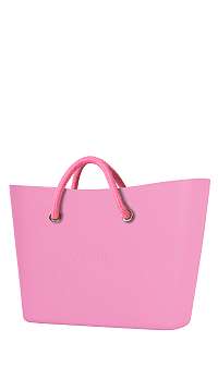 O bag  kabelka Urban Pink s ružovými krátkymi lanovými rúčkami Rosa