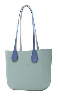 O bag kabelka Verde Antico s dlhými koženkovými rúčkami Extra Slim Avio