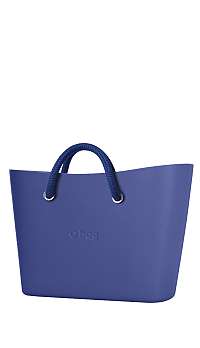 O bag modrá Urban kabelka Cobalto s modrými krátkymi lanovými rúčkami Cobalto