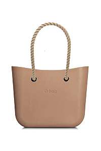 O bag kabelka MINI Biscotto s dlhými povrazmi natural