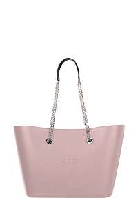 O bag kabelka Urban Rosa Smoke so striebornými retiazkovými rúčkami