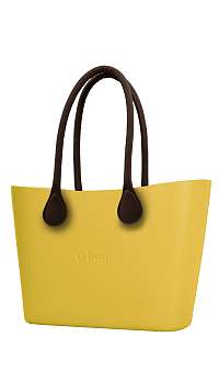 O bag Urban kabelka Ginestra s hnedými dlhými koženkovými rúčkami