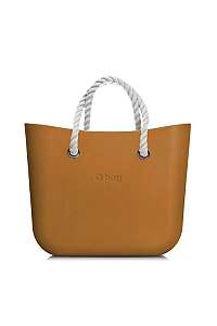 Obag kabelka MINI Narcis s bielymi povrazovými rúčkami