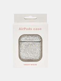 Obal v striebornej farbe na AirPods slúchadlá TALLY WEiJL