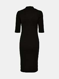Only čierne midi šaty Joanna