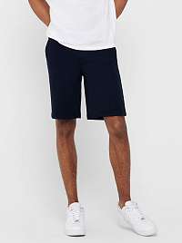 ONLY & SONS modré pánske kraťasy Mark
