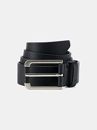 Opasok Under Armour Men's Debossed Leather Belt - čierna