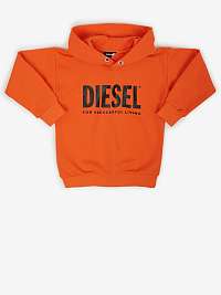 Oranžová dievčenská mikina Diesel