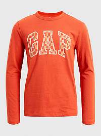 Oranžové chlapčenské tričko GAP