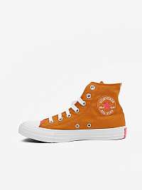 Oranžové dámske členkové tenisky Converse Chuck Taylor All Star