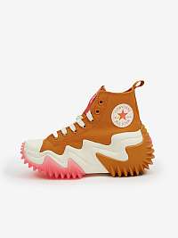 Oranžové dámske členkové tenisky Converse Run Star Motion