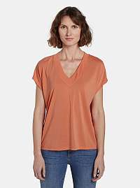 Oranžové dámske tričko Tom Tailor