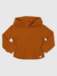 Oranžové detské tričko s kapucňou GAP
