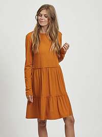 Oranžové voľné šaty VILA Sheeran