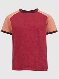 Oranžovo-červené chlapčenské tričko GAP s krátkym rukávom