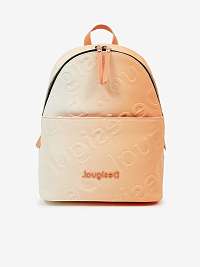 Oranžovo-krémový dámsky batoh Desigual Colorama Deep Mombasa Mini