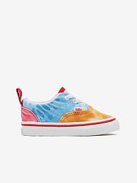 Oranžovo-modré detské batikované tenisky VANS Tie Dye