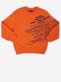 Oranžový chlapčenský sveter Diesel