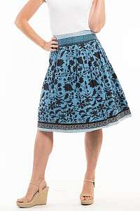 Orientique modrá obojstranná sukňa Crete
