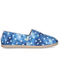 Paez modré espadrilky Original Gum Classic Print Stars Dark Blue