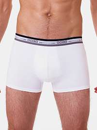 Pánské boxerky 3D FLEX BOXER - Pánské bavlněné boxerky z nového inovativního vlákna - bílá