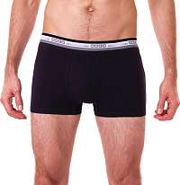 Pánské boxerky 3D FLEX BOXER - Pánské bavlněné boxerky z nového inovativního vlákna - černá