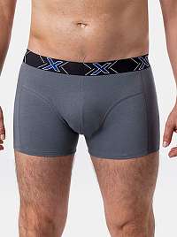 Pánske boxerky X-TEMP BOXER - Pánske športové boxerky - šedá