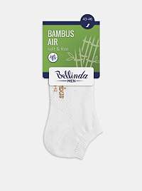 Pánské nízké ponožky BAMBUS AIR IN-SHOE SOCKS - Krátké pánské bambusové ponožky - bílá