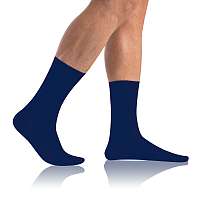 Pánske ponožky BAMBUS COMFORT SOCKS - Bambusové klasické pánske ponožky - modré