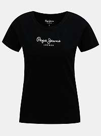 Pepe Jeans čierne tričko s logom