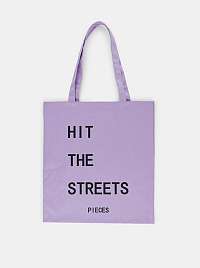 Pieces fialové taška
