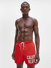 Plavky pre mužov Calvin Klein - červená