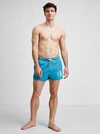 Plavky pre mužov Calvin Klein - modrá