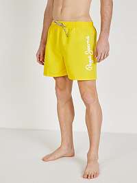 Plavky pre mužov Pepe Jeans - žltá