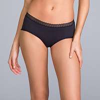 PLAYTEX MIDI BRIEF - Dámske čipkované nohavičky - čierne
