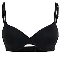 Podprsenka PADDED BRA - Dámska hladká vystužená podprsenka - čierna