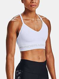 Podprsenka Under Armour Seamless Low Long Bra - biela
