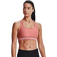 Podprsenka Under Armour UA Crossback Mid Heather Bra-PNK