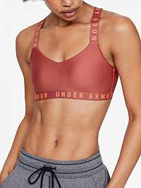 Podprsenka Under Armour Wordmark Strappy Sportlette Bra -Pnk