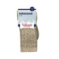 Ponožky NORWEGIAN STYLE SOCKS - Zimní unisex ponožky - béžová