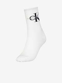 Ponožky pre ženy Calvin Klein - biela