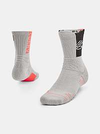 Ponožky Under Armour Curry Playmaker Mid-Crew - sivé
